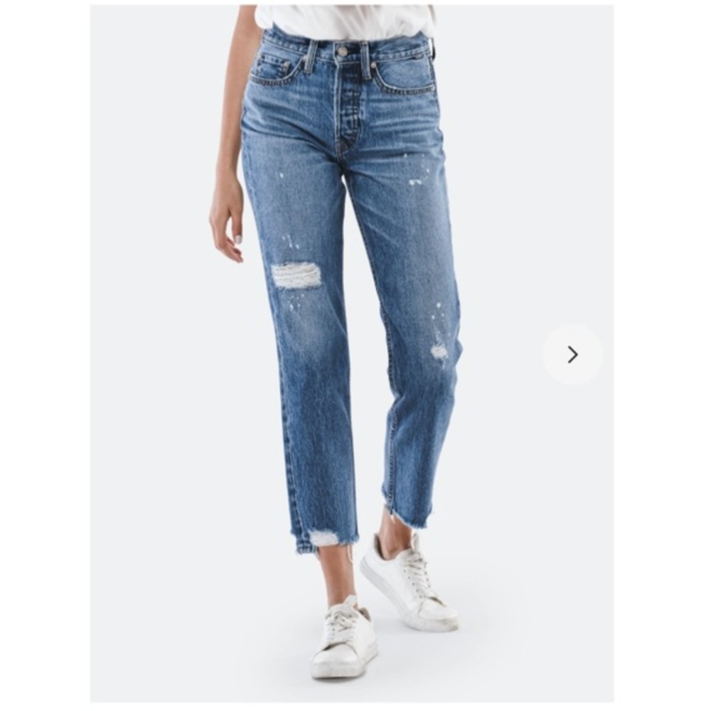 Noend Slim Straight Denim Jeans Size 24